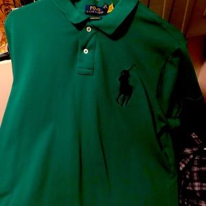 Polo Ralph Lauren, Green, Polo. XL. Like New/Gently Used